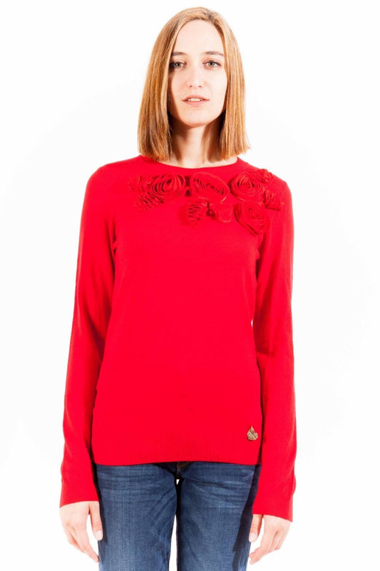 Love Moschino Red Polyester Sweater