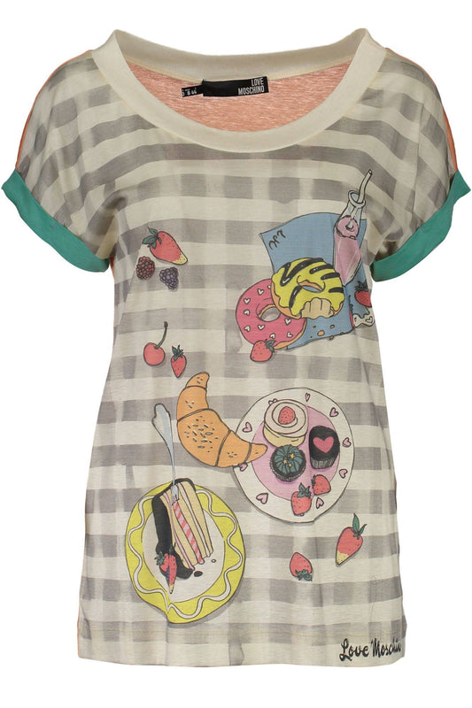 Love Moschino Multicolor Cotton Tops & T-Shirt