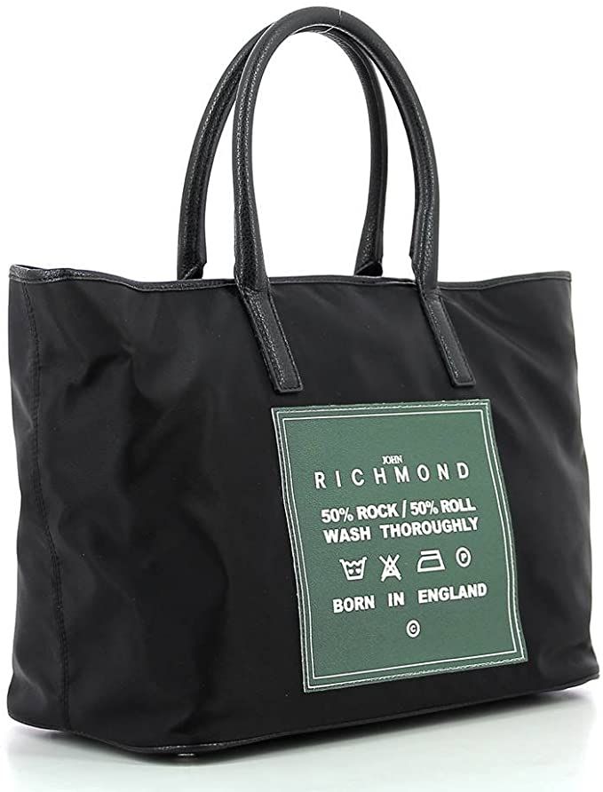 John Richmond Green Polyamide Shoulder Bag