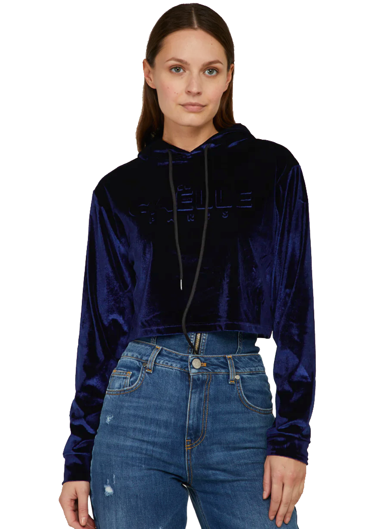 Gaelle Blue Polyester Sweater