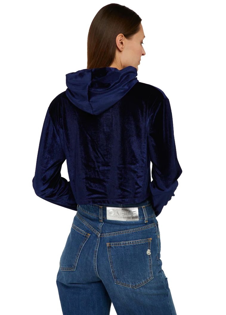 Gaelle Blue Polyester Sweater