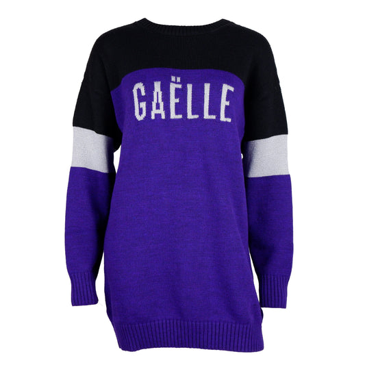 Gaelle Purple Acrylic Dress