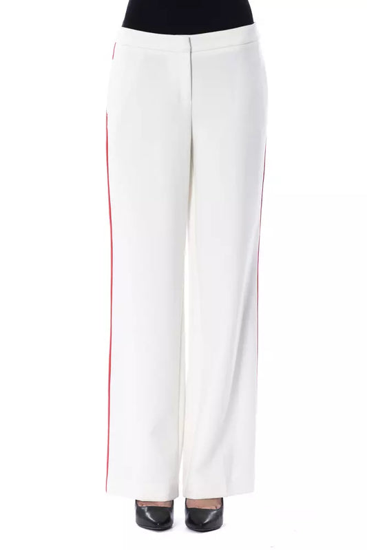 BYBLOS White Polyester Jeans & Pant